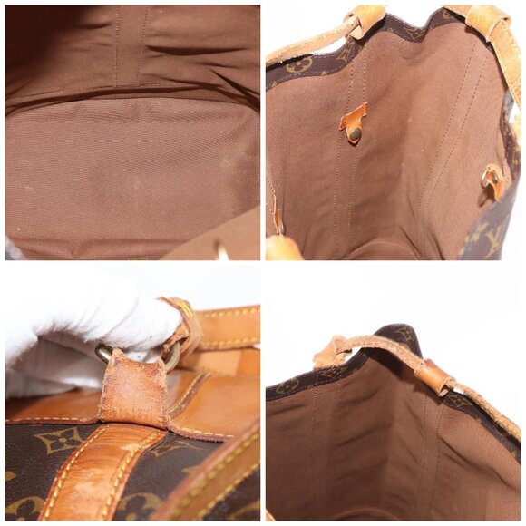 LOUIS VUITTON Monogram Randonnee GM Shoulder Bag M42244 LV Auth bs30624